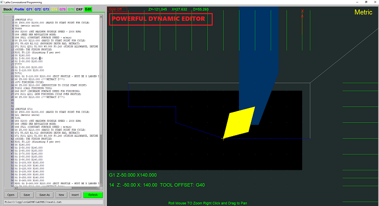 RapidTurnStudio dynamic editor screenshot